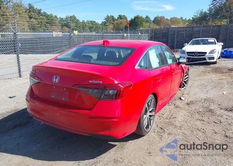 2024 Honda Civic Touring из США, поврежденный, VIN 2HGFE1F92RH310104